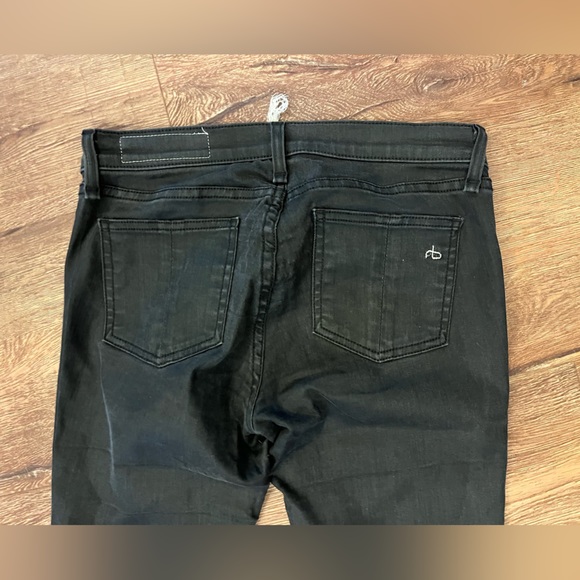 rag & bone zipper black capri size 26 in Cotswald - Picture 5 of 6